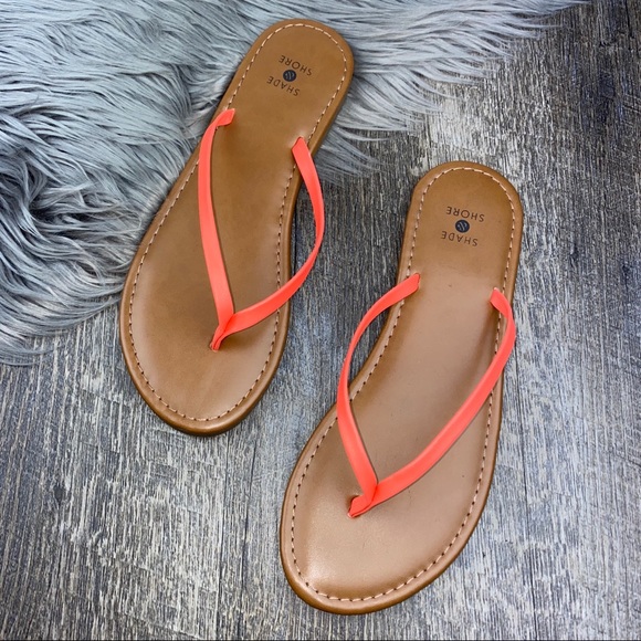 Neon Orange Flip Flips - Picture 2 of 3